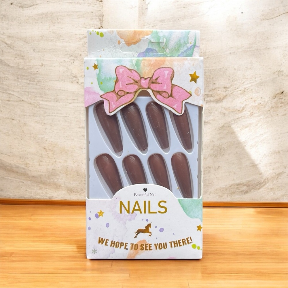 Long Brown Nails